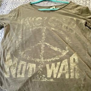 Casual Olive Graphic Tee